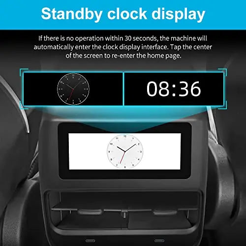 AWESAFE Original Style Compatible for Tesla Model 3 Y Rear Seat Climate Control with Seat Heating,4.6-inch IPS HD Touch Screen AWESAFE