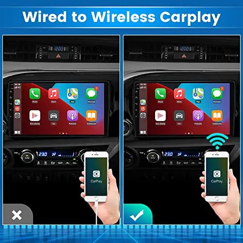 AWESAFE Wireless CarPlay Adapter for Factory Wired CarPlay Cars