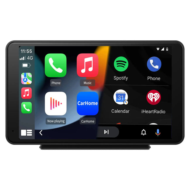 AWESAFE Wireless Carplay Android Auto, Portable Car Stereo 7 Inch Full HD Touch Screen Car Audio AWESAFE
