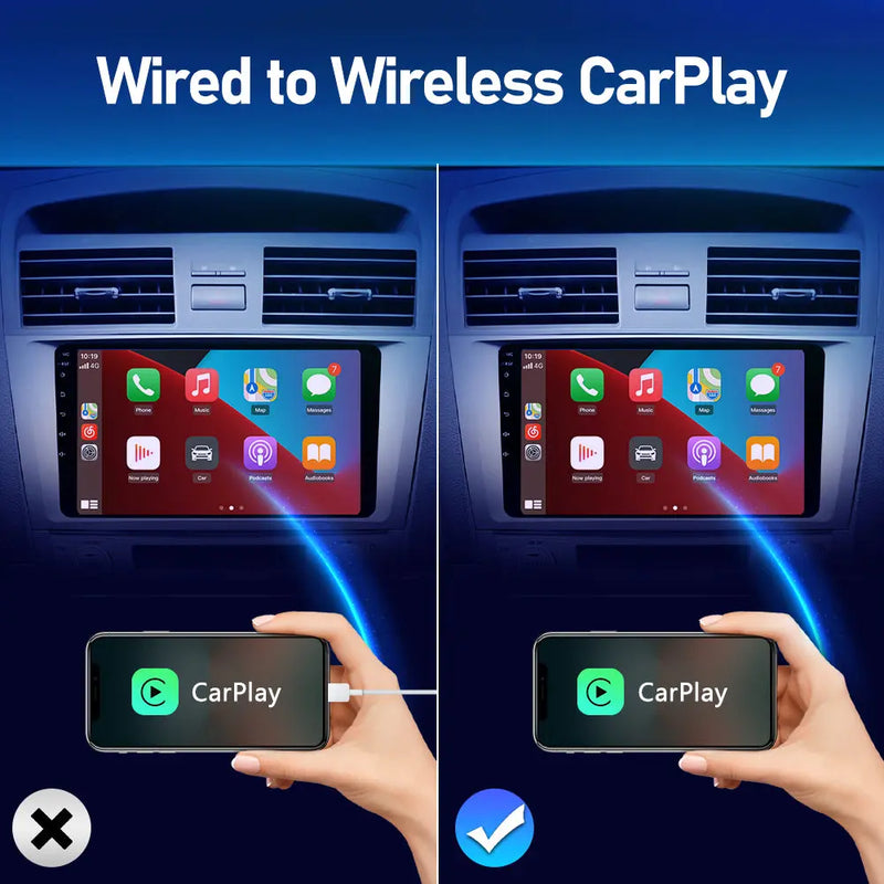 LAST DAY 49% OFF -AWESAFE Wireless CarPlay Adapter Plug & Play AWESAFE